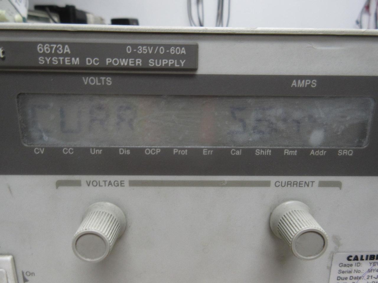 Agilent 6673A System DC Power Supply 2000 Watt 0-35V 0-60A - OCO